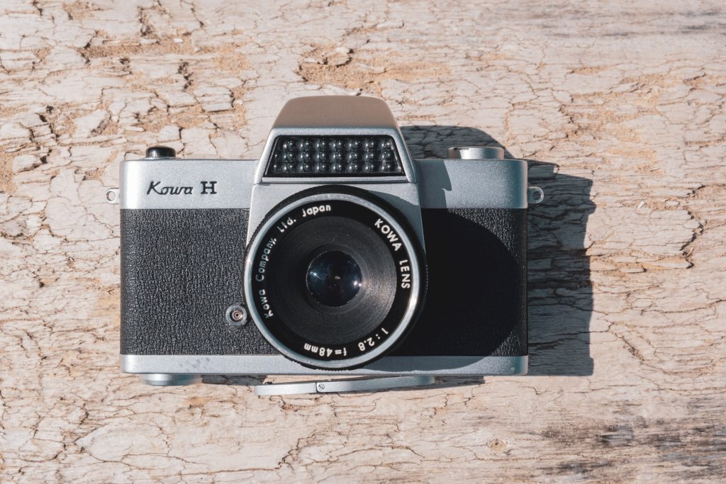 Kowa H showing 45mm f.2.8 lens