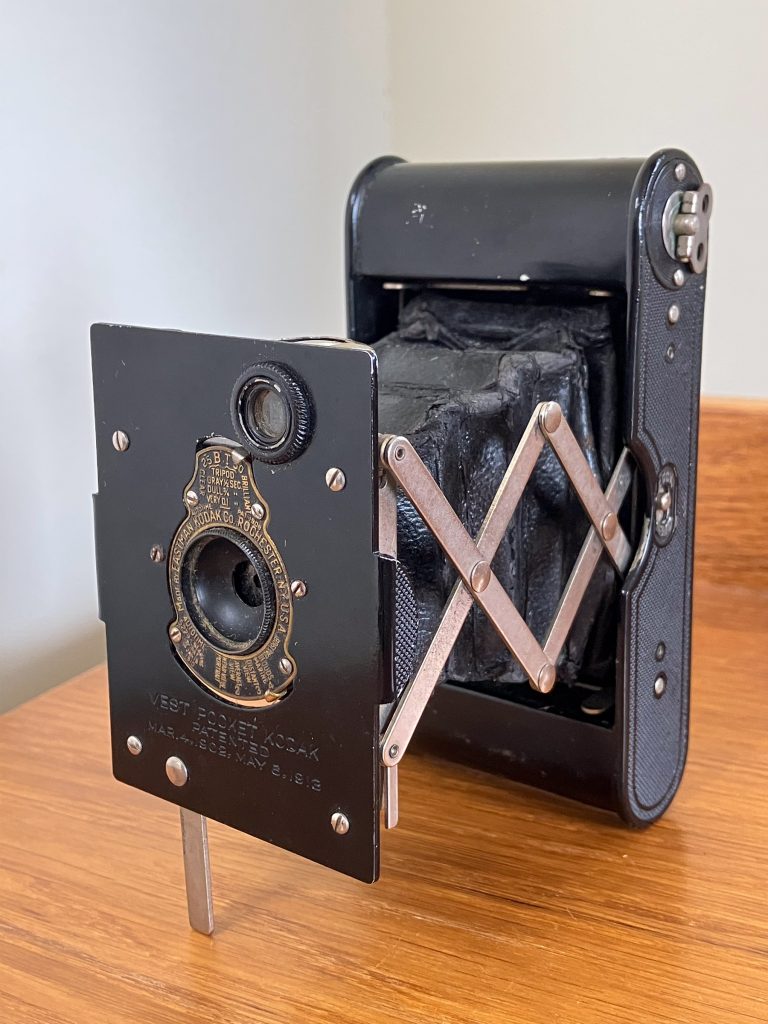 The original Vest Pocket Kodak I won in a job lot auction.