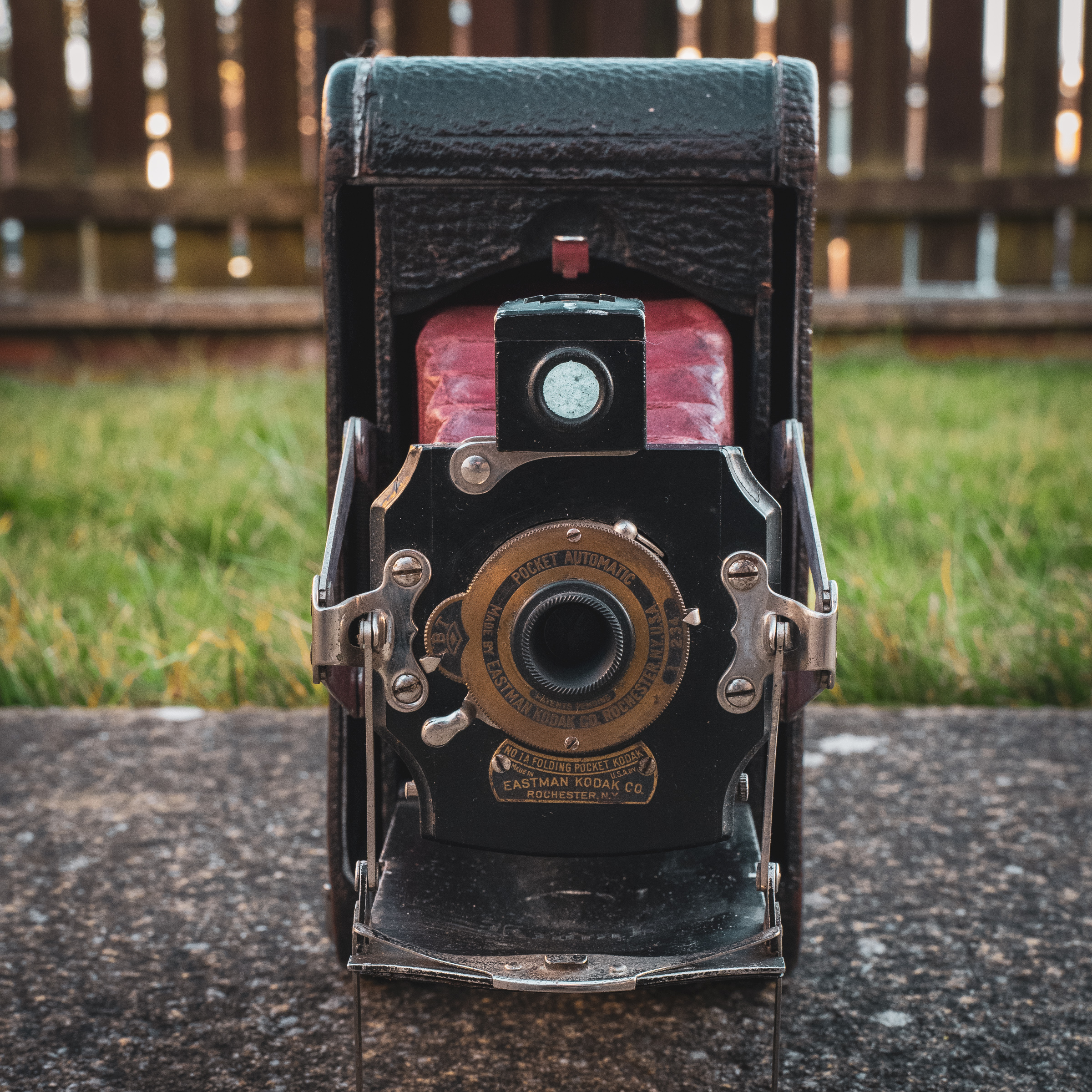 Front of No.1A Folding Pocket Kodak